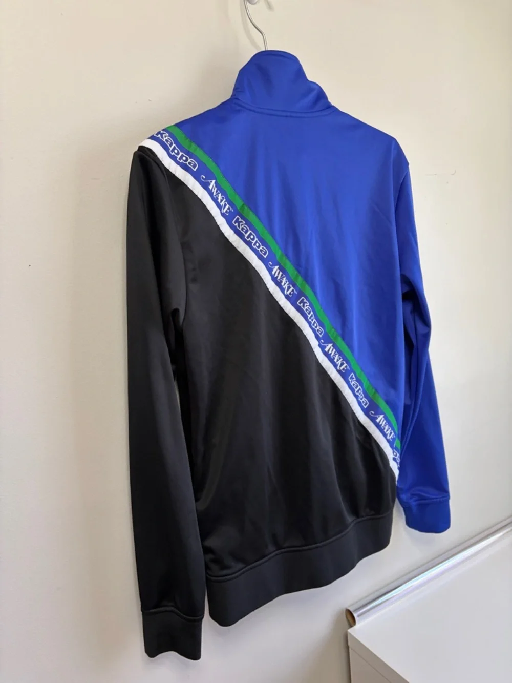 Kappa x Awake‎ NY Eldred Track Jacket Blue Black Size Medium